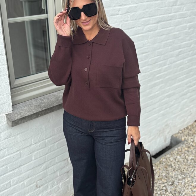 Urban comfort polo Brown