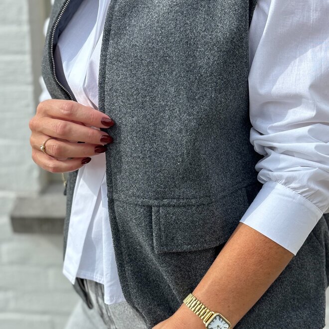 Juliette body warmer Grey