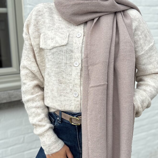 Snug Pocket Cardigan Beige