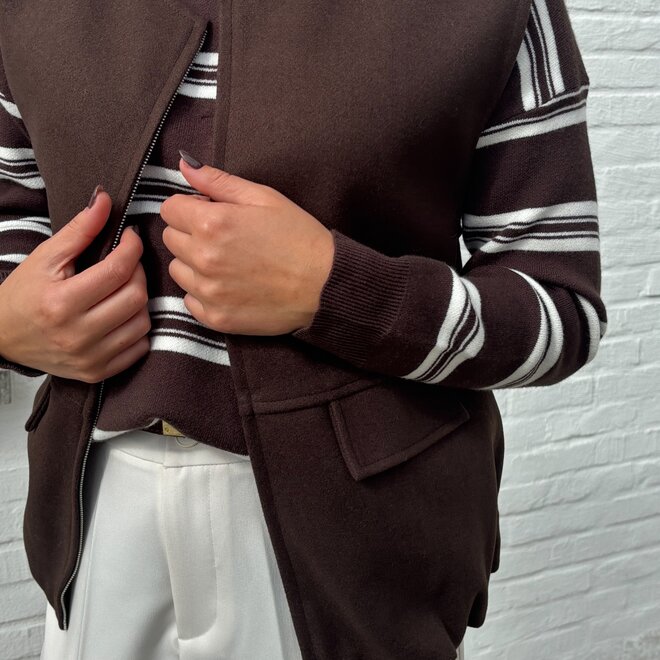 Juliette body warmer Brown