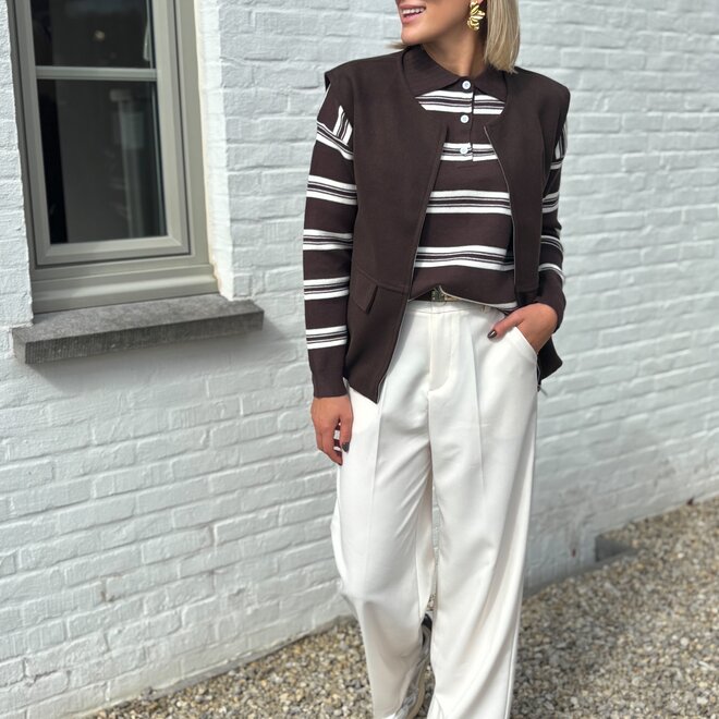 Juliette body warmer Brown