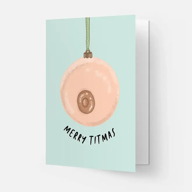 Wenskaart Merry Titmas