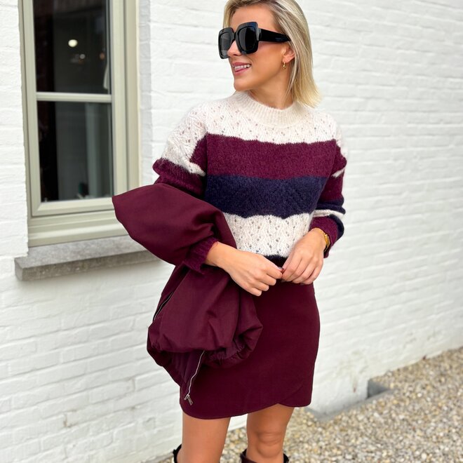 Aurora skirt Burgundy