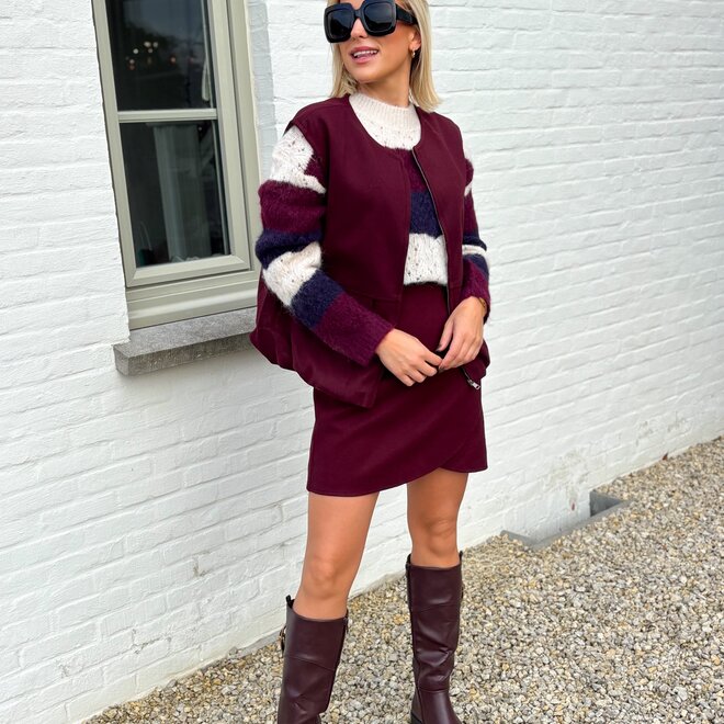 Aurora skirt Burgundy