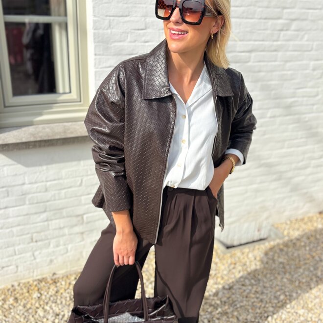 Twist & rebel jacket chocolate