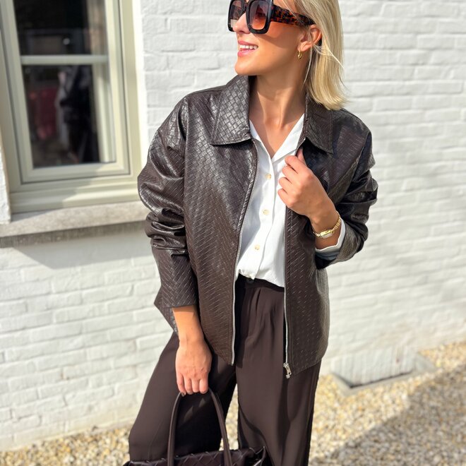 Twist & rebel jacket chocolate