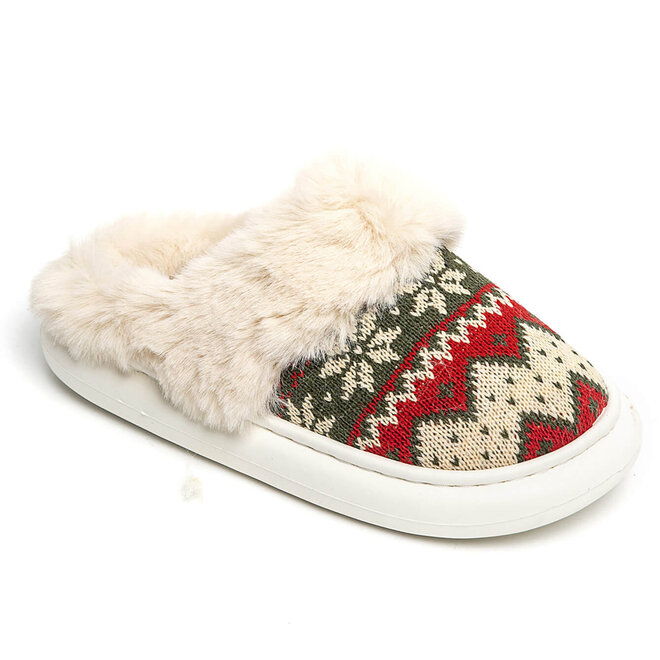 Cozy Winter Slippers Green