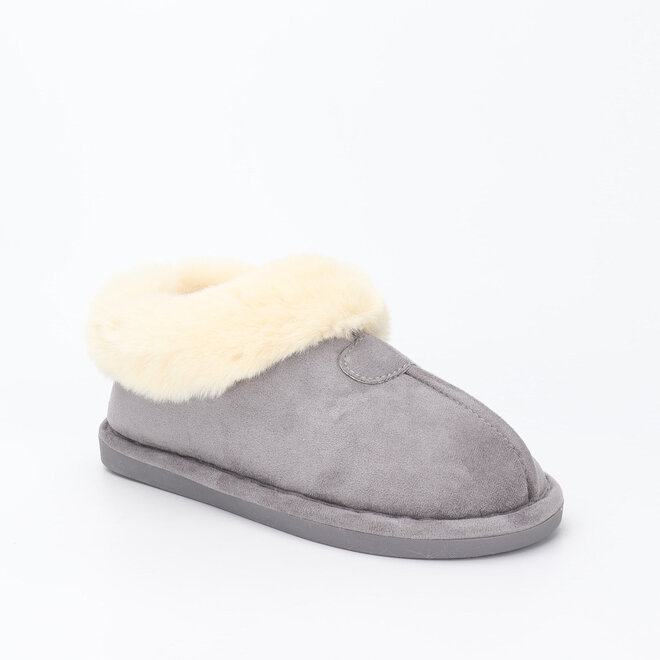 Teddy Mellow Slippers Grey