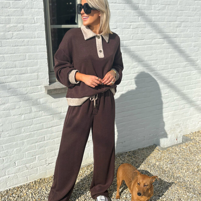 The runway set brown