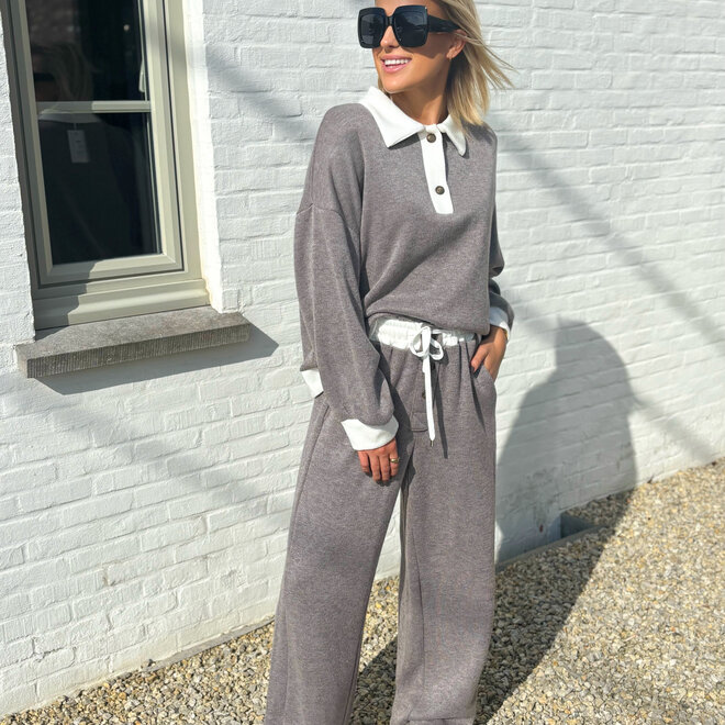 The runway set taupe