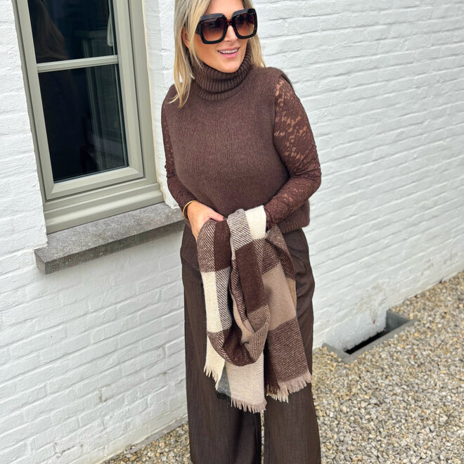 No sleeves just love Debardeur Brown