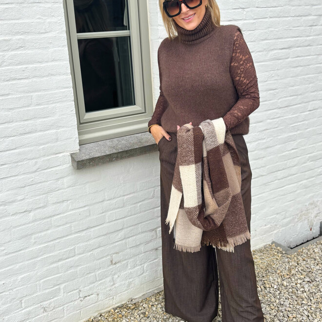 No sleeves just love Debardeur Brown