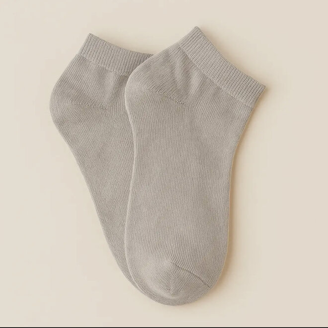 Klue enkelsokken effen in beige