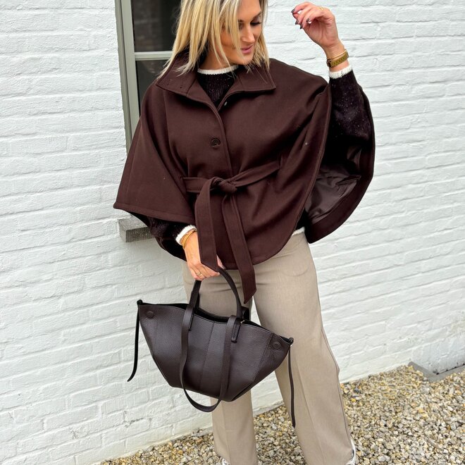 Espresso Bow Coat