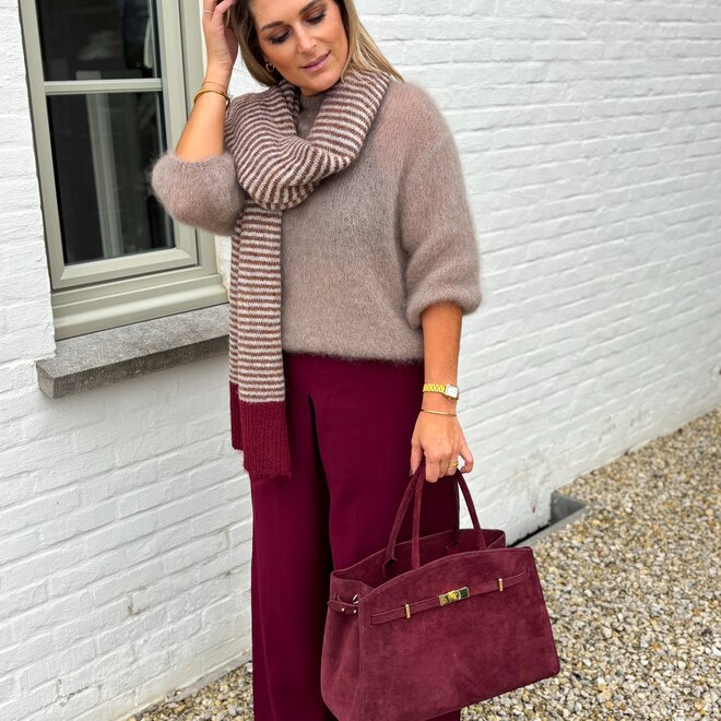 Snuggle Knitt Pull Taupe