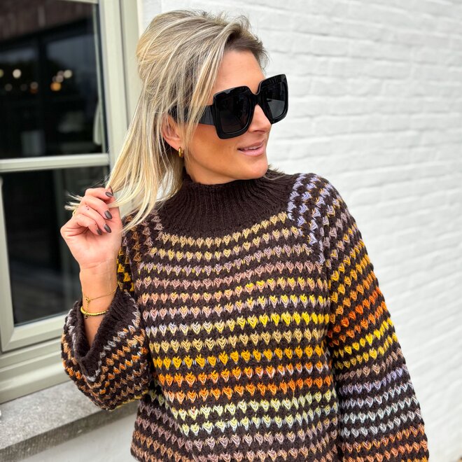 Palette de Couleurs Pull Brun