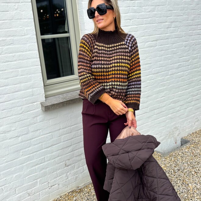 Palette de Couleurs Pull Brun