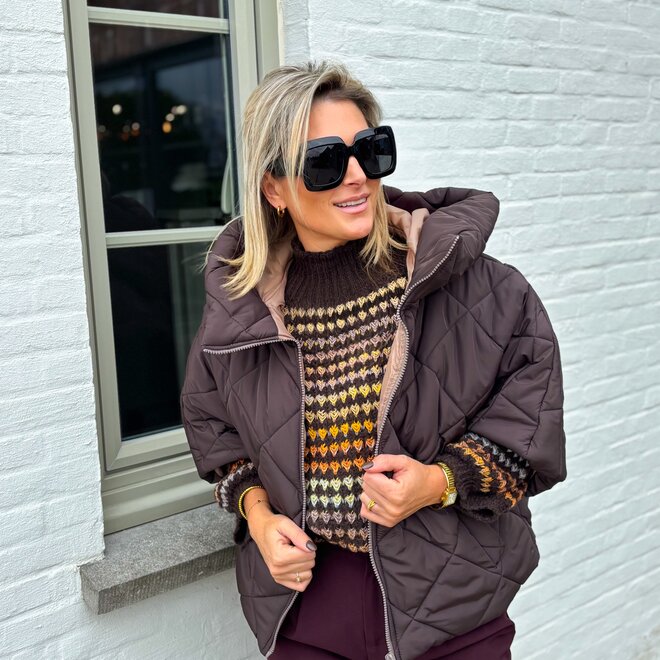 Palette de Couleurs Pull Brun