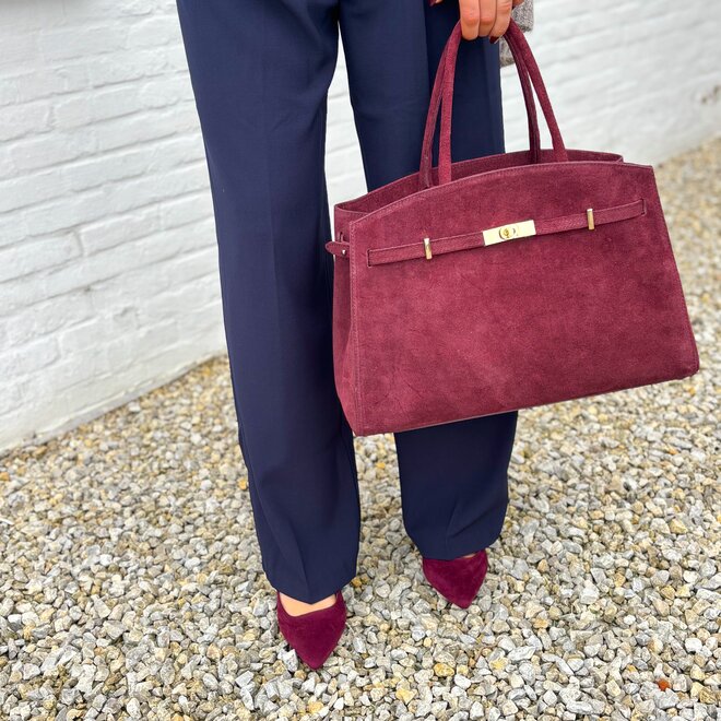 Studio wide trouser navy