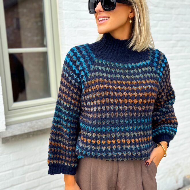 Palette de Couleurs Pull Bleu