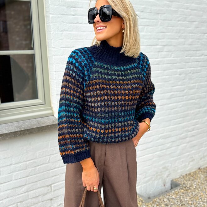 Palette de Couleurs Pull Bleu