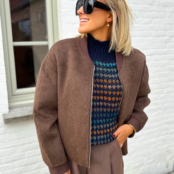 Soft Love Jacket Brown