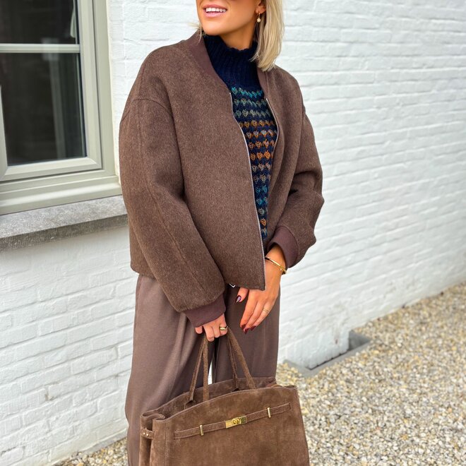 Soft Love Jacket Brown