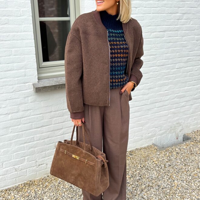 Soft Love Jacket Brown