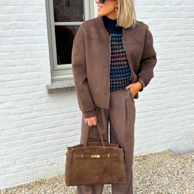 Soft Love Jacket Brown