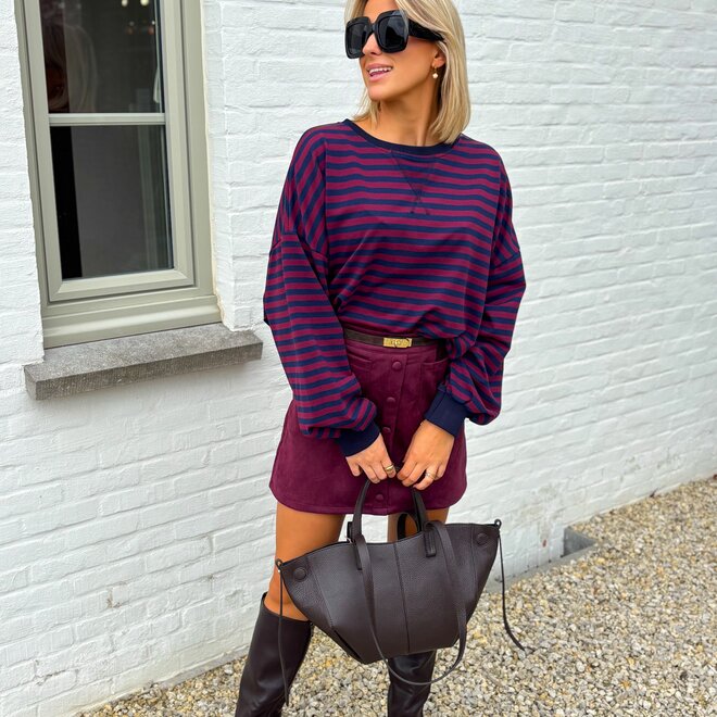 Reve en Bordeaux Skirt