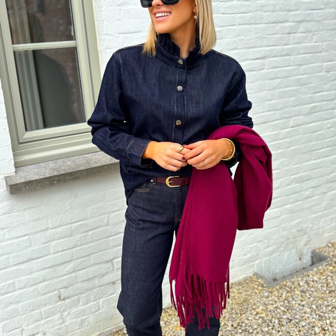 Laidback Mom Jeans Dark Blue
