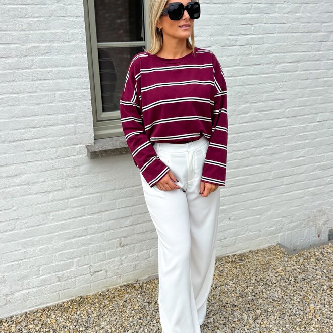 Ligne Douce Pull Burgundy