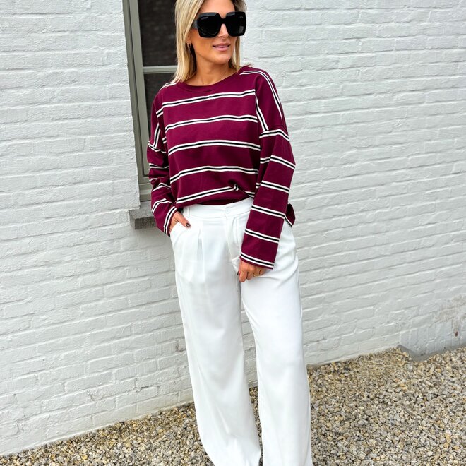 Ligne Douce Pull Burgundy