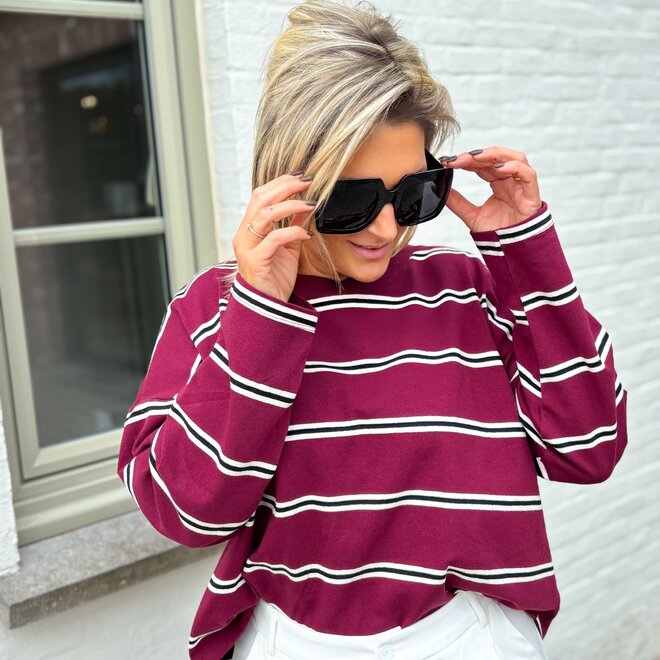 Ligne Douce Pull Burgundy