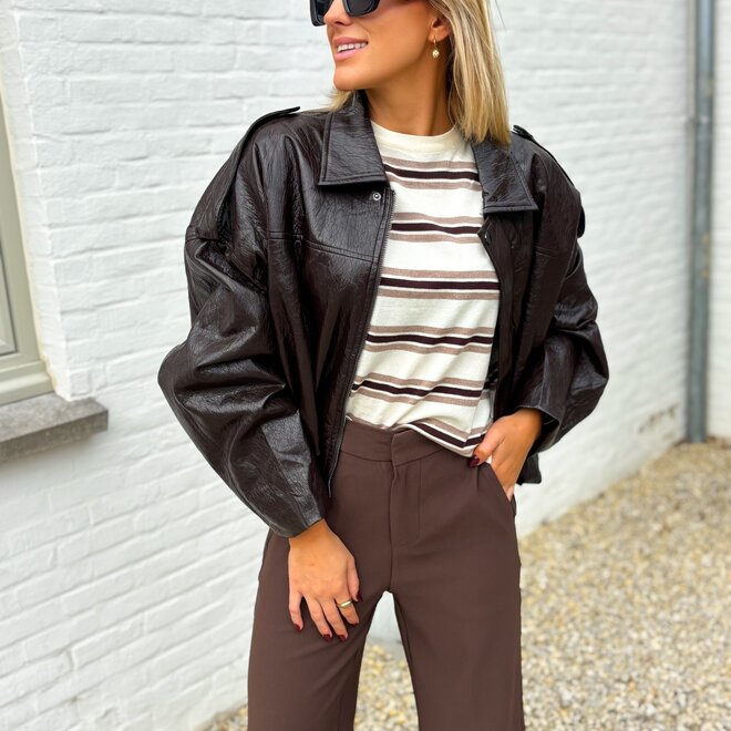 Citytrip jacket brown