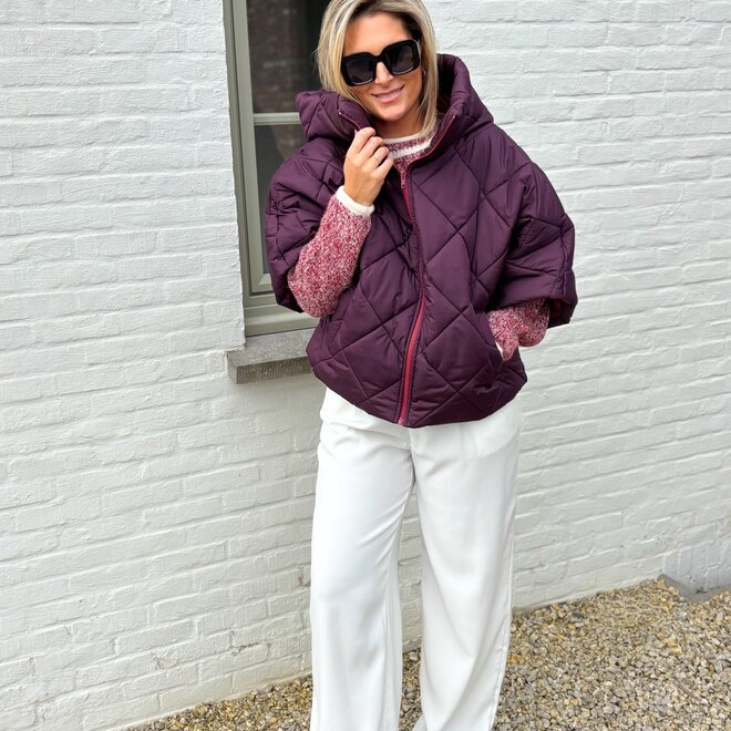 Everyday Chic Jacket Aubergine