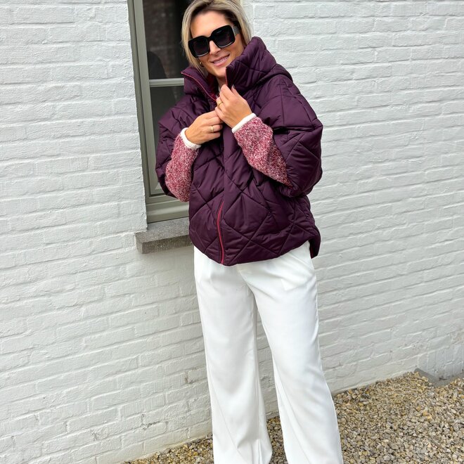 Everyday Chic Jacket Aubergine