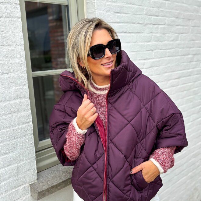Everyday Chic Jacket Aubergine