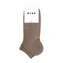 Klue enkelsokken effen Brown
