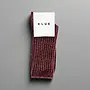 Klue Wool and Silk Socks Burgundy