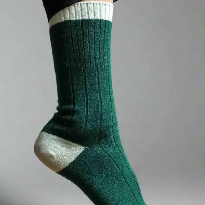 Klue Merino Wol Socks Green