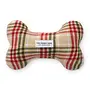 Flanelle holiday squeaky dog toy