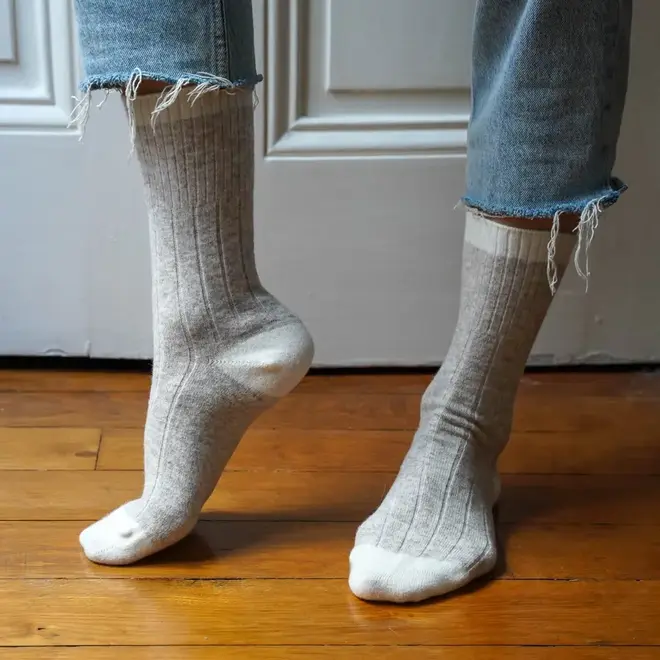 Klue Merino Wol Socks Sand