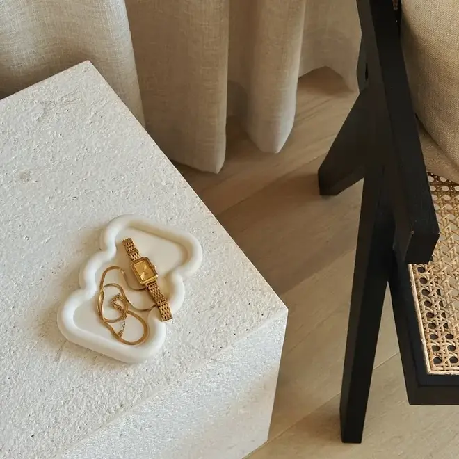 Juwelenschaaltje Creme