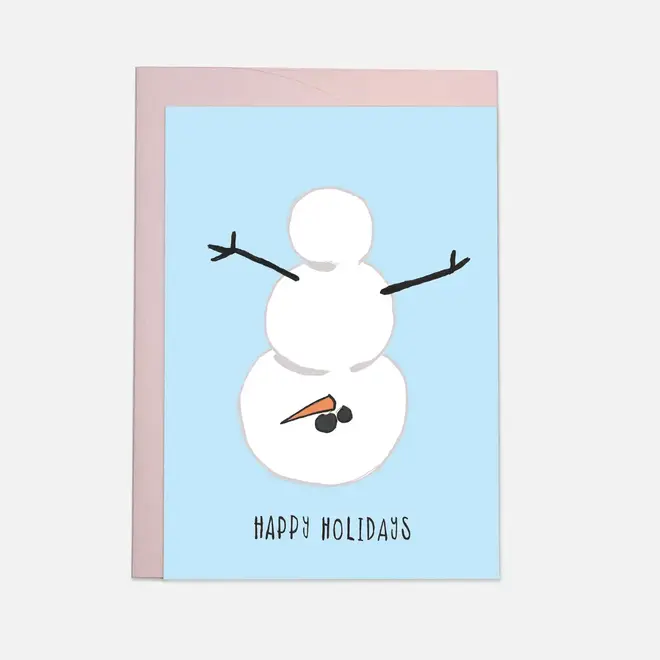 Wenskaart happy holidays