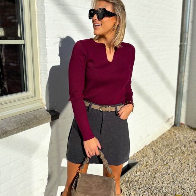 Hidden Grace skirt Grey