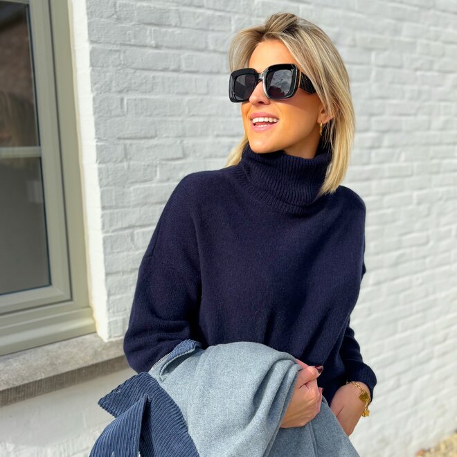 Sierra Merino Pull Navy