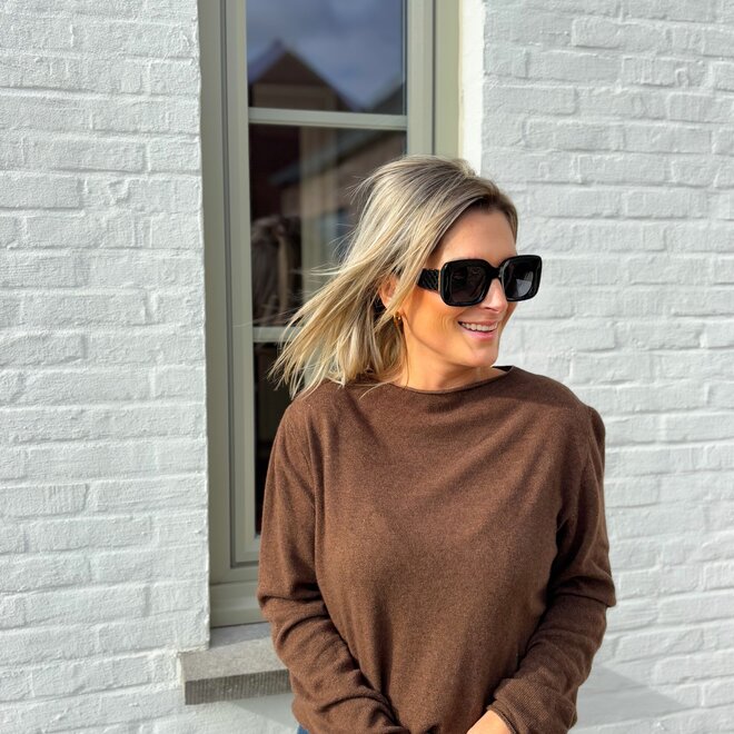 Cashmere Line Pull Brown