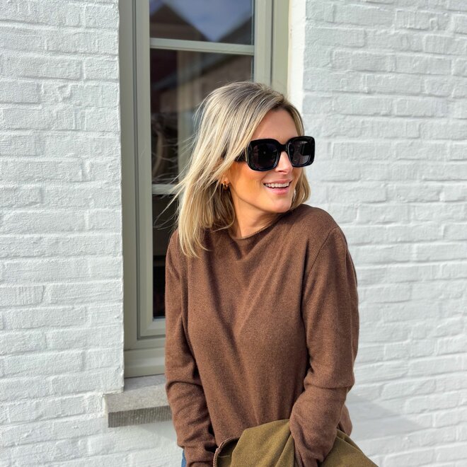 Cashmere Line Pull Brown