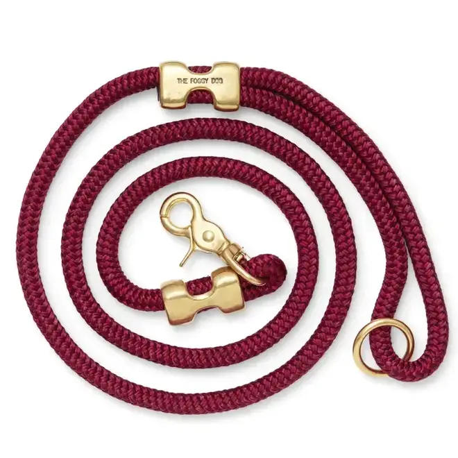 Dog Leash Burgundy